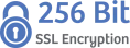 256 Bit SSL Encryption